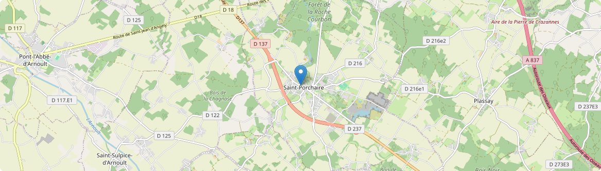 Saint-Porchaire - Carte