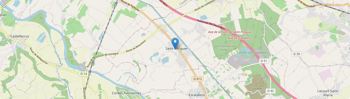 Saint-Porquier - Carte