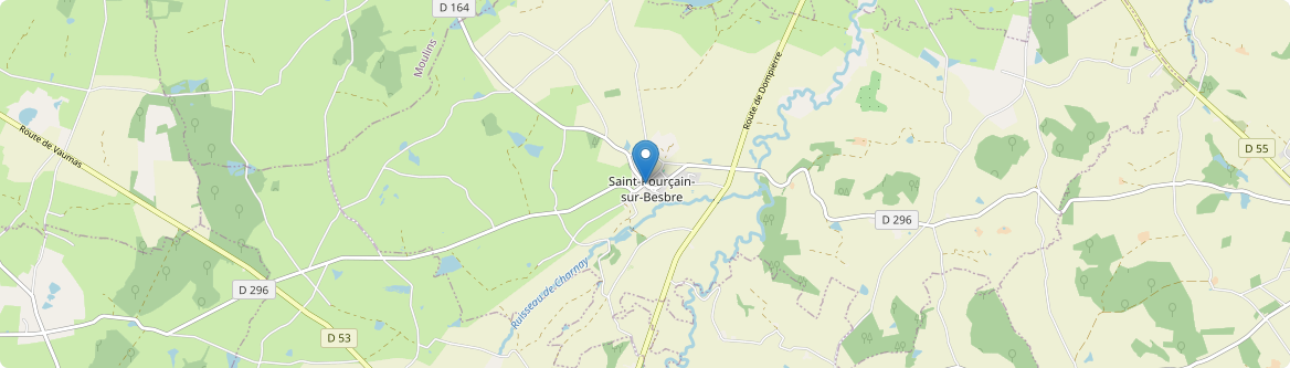 Saint-Pourçain-sur-Besbre - Carte
