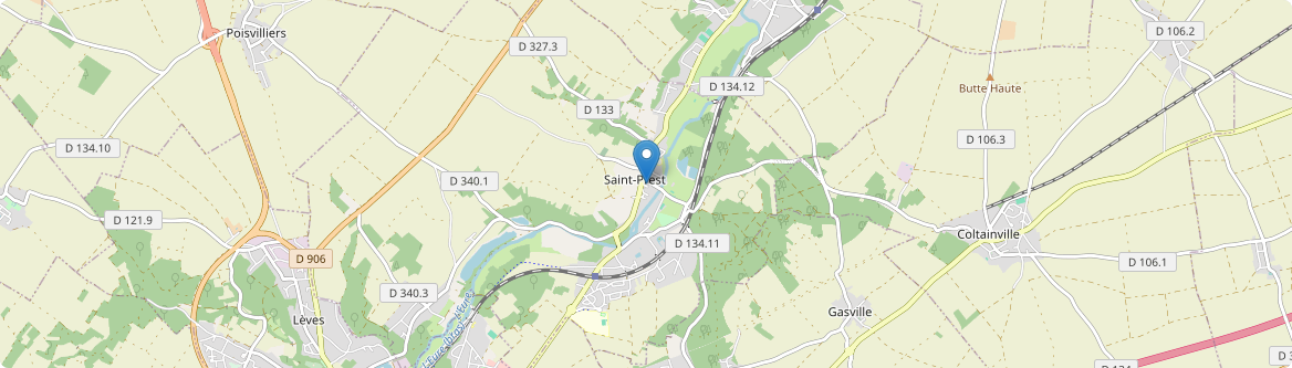 Saint-Prest - Carte