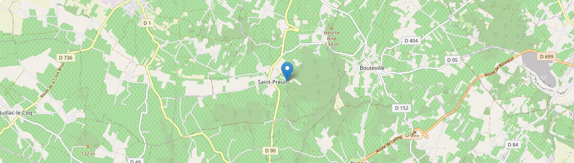 Saint-Preuil - Carte