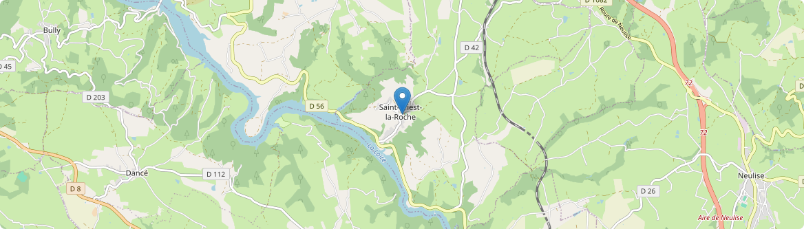Saint-Priest-la-Roche - Carte