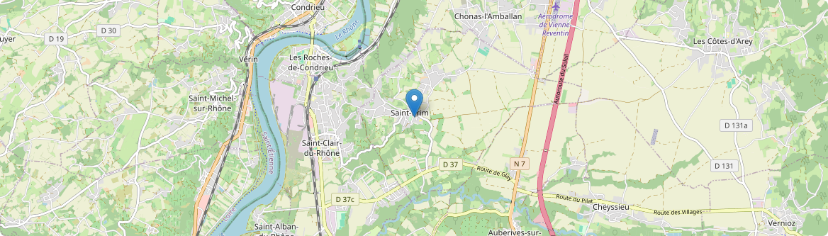 Saint-Prim - Carte
