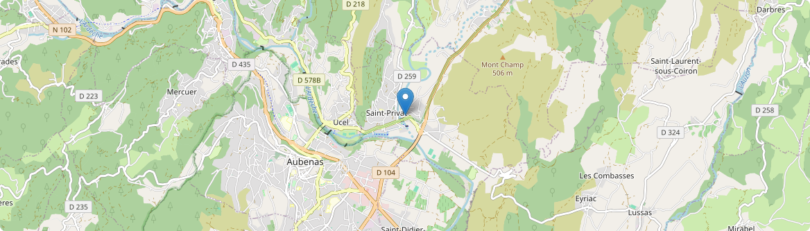 Saint-Privat - Carte