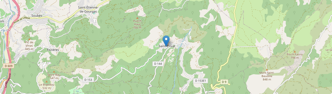Saint-Privat - Carte