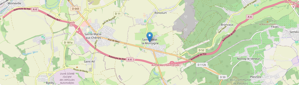 Saint-Privat-la-Montagne - Carte