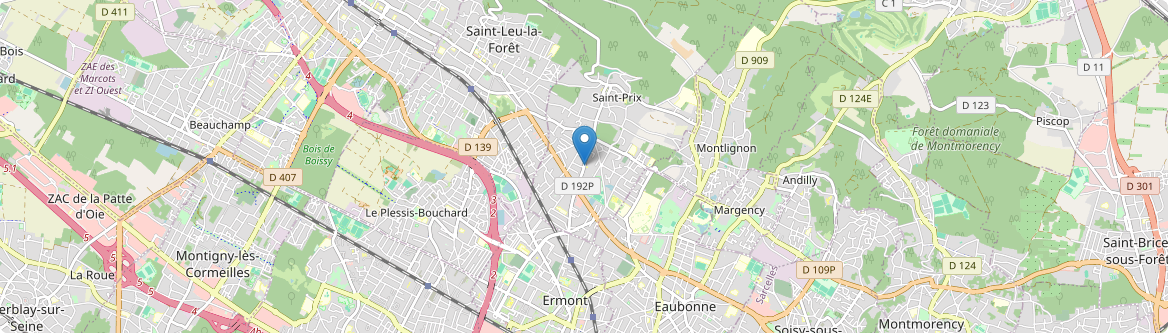 Saint-Prix - Carte
