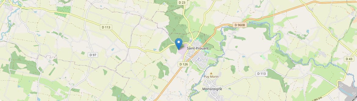 Saint-Prouant - Carte