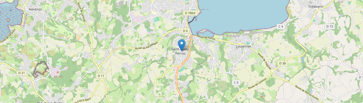 Saint-Quay-Perros - Carte