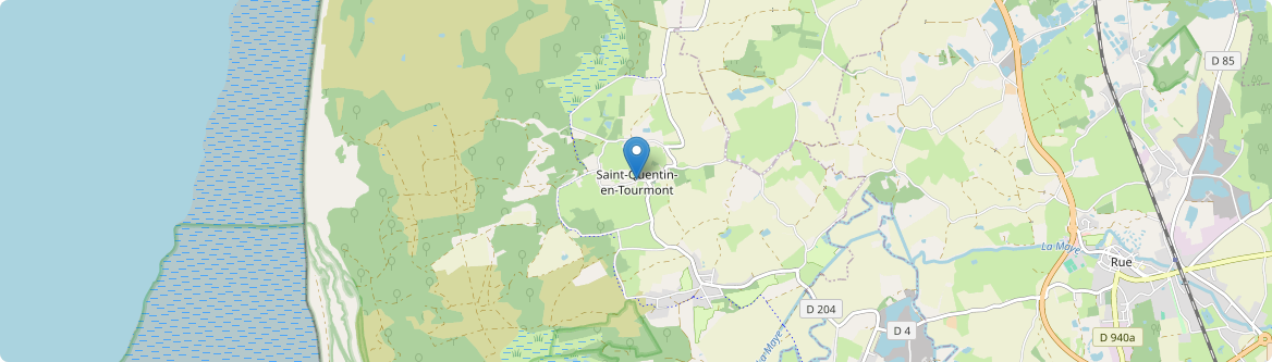 Saint-Quentin-en-Tourmont - Carte