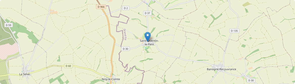 Saint-Quentin-le-Petit - Carte