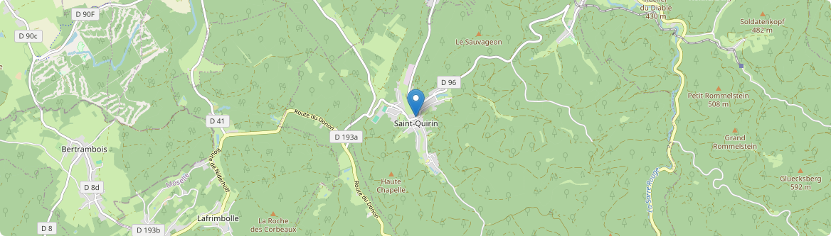 Saint-Quirin - Carte
