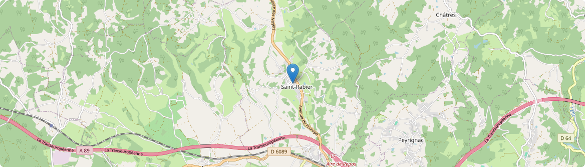 Saint-Rabier - Carte