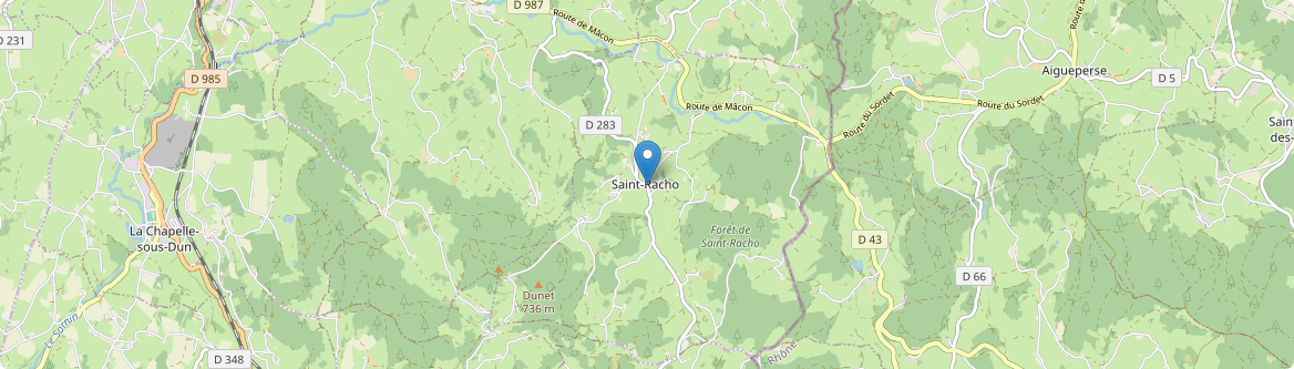 Saint-Racho - Carte