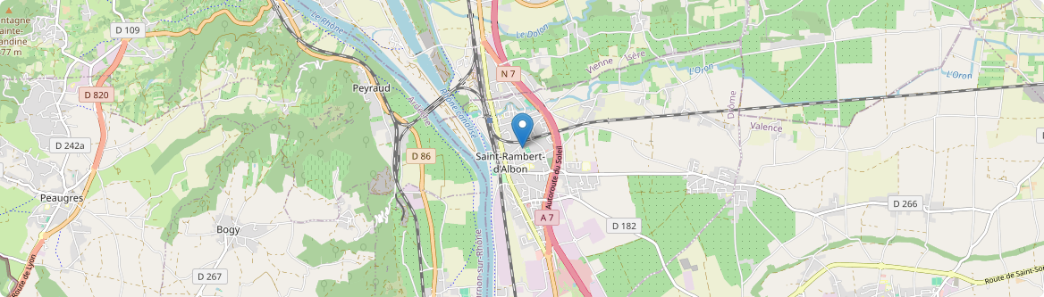 Saint-Rambert-d'Albon - Carte