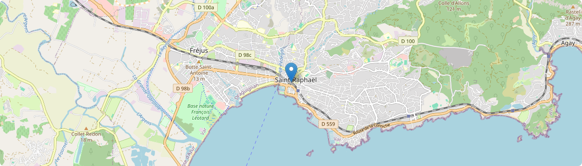 Saint-Raphaël - Carte