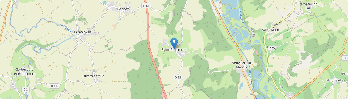 Saint-Remimont - Carte