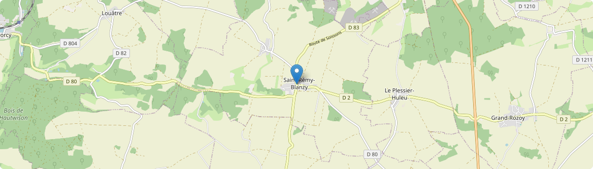 Saint-Rémy-Blanzy - Carte