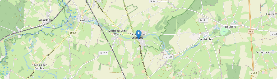 Saint-Remy-Chaussée - Carte