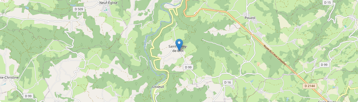 Saint-Rémy-de-Blot - Carte