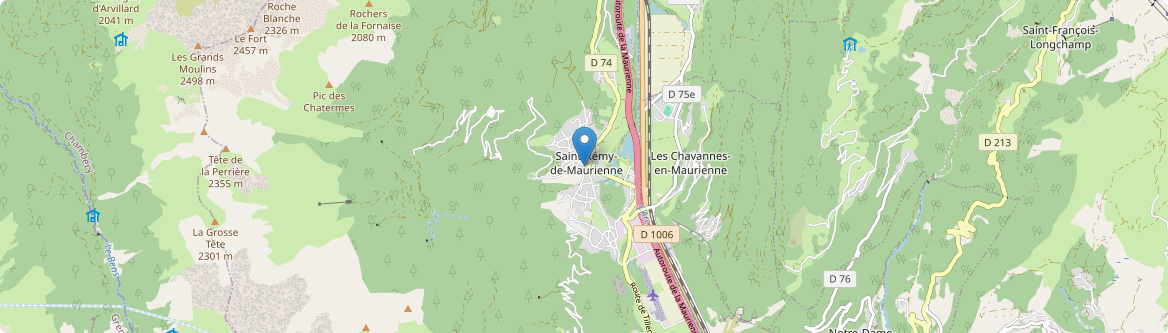 Saint-Rémy-de-Maurienne - Carte