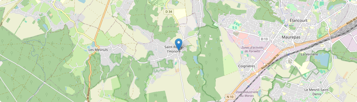 Saint-Rémy-l'Honoré - Carte