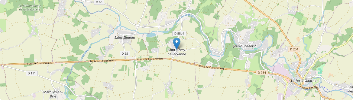 Saint-Rémy-la-Vanne - Carte