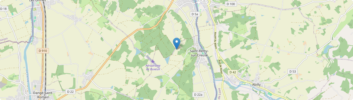 Saint-Rémy-sur-Creuse - Carte