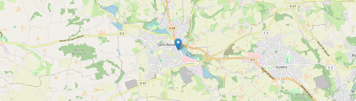 Saint-Renan - Carte