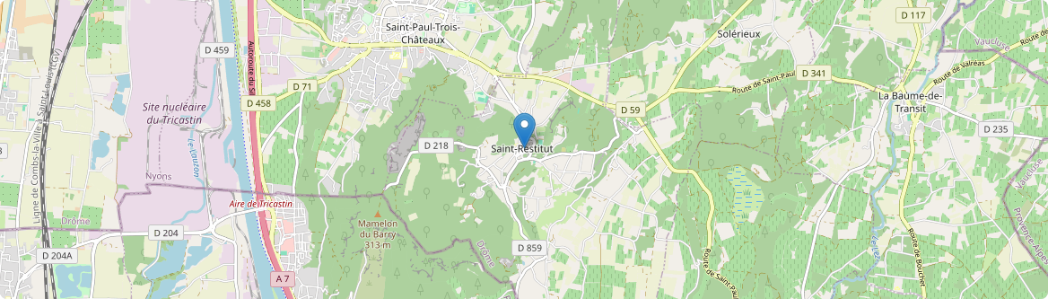 Saint-Restitut - Carte