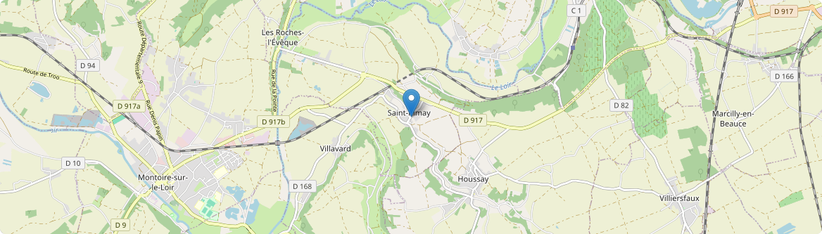 Saint-Rimay - Carte