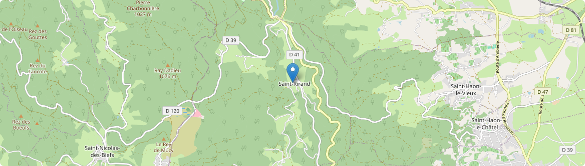 Saint-Rirand - Carte