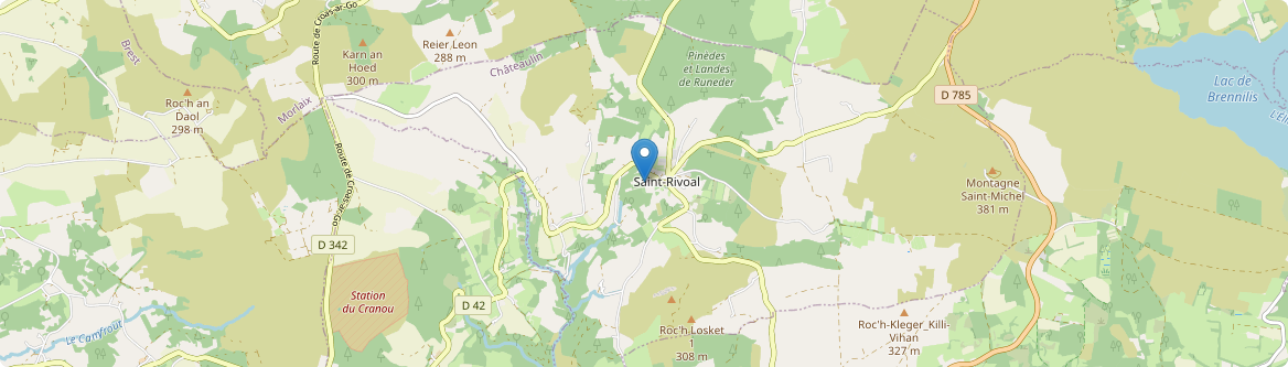 Saint-Rivoal - Carte