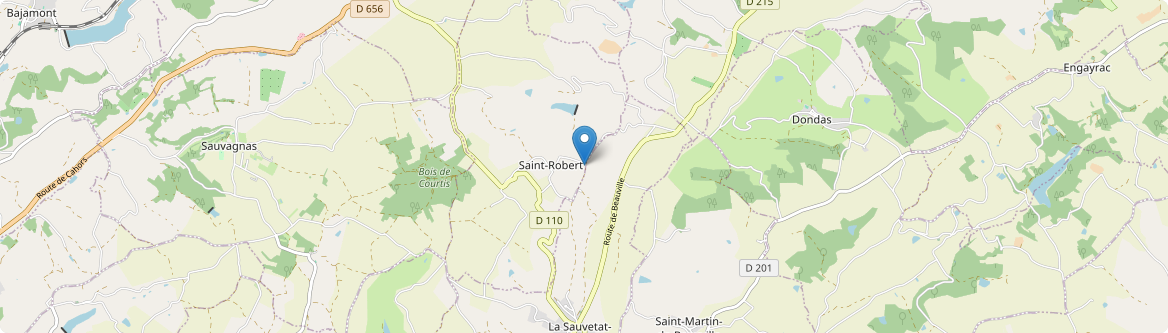 Saint-Robert - Carte