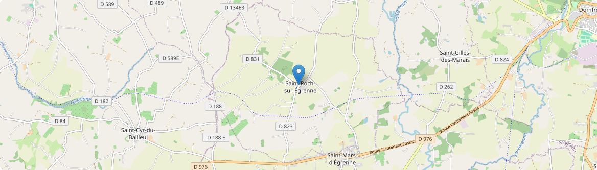 Saint-Roch-sur-Égrenne - Carte