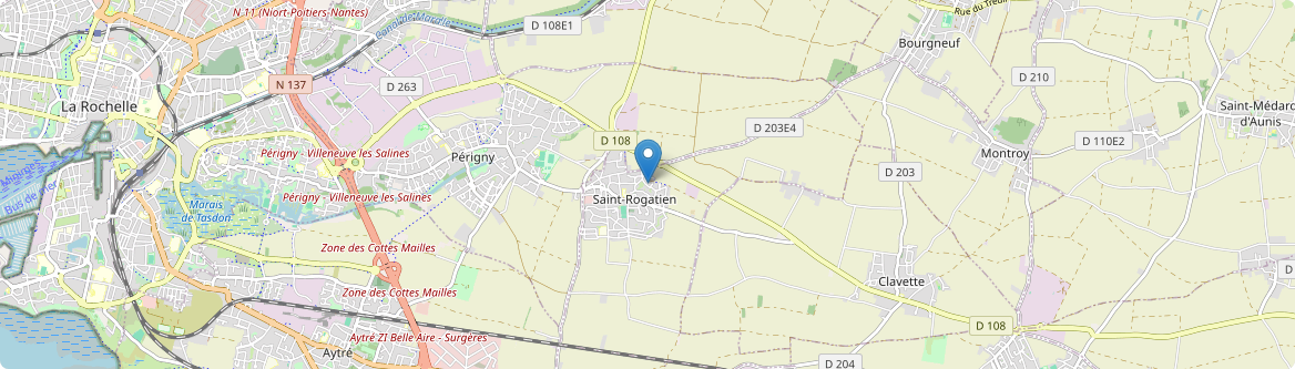 Saint-Rogatien - Carte