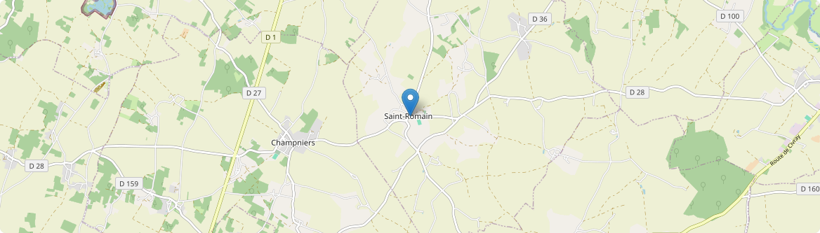 Saint-Romain - Carte