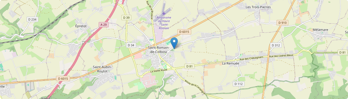 Saint-Romain-de-Colbosc - Carte