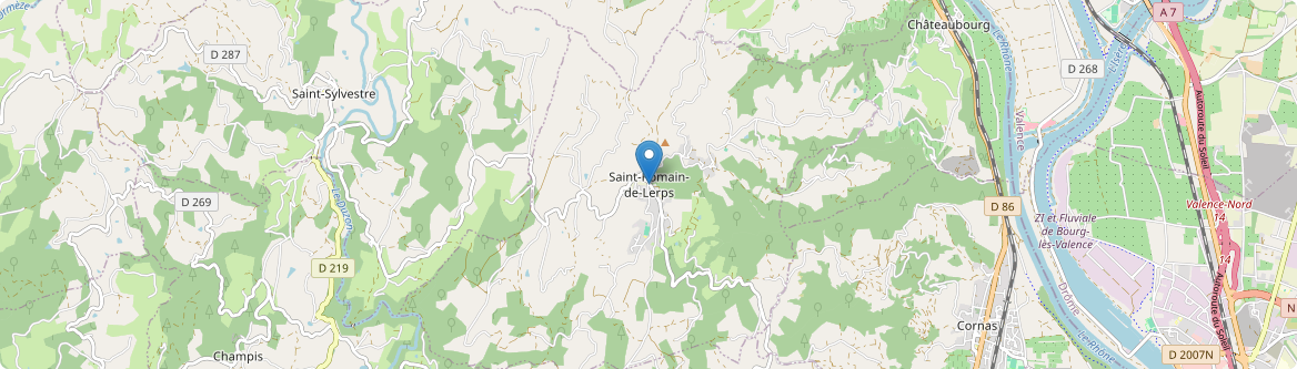 Saint-Romain-de-Lerps - Carte