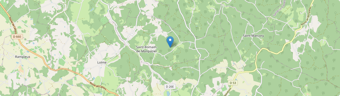 Saint-Romain-de-Monpazier - Carte