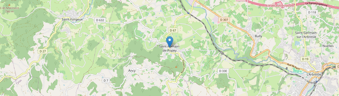 Saint-Romain-de-Popey - Carte