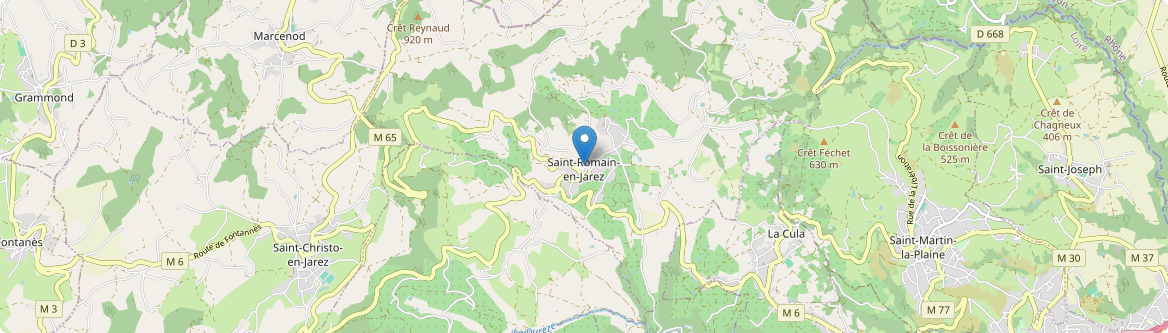 Saint-Romain-en-Jarez - Carte
