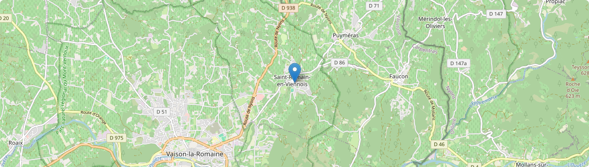 Saint-Romain-en-Viennois - Carte