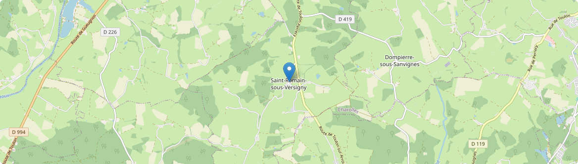 Saint-Romain-sous-Versigny - Carte