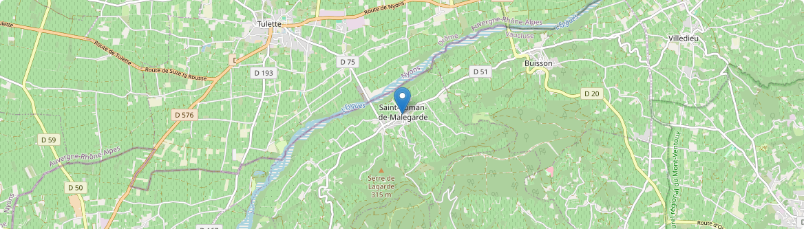 Saint-Roman-de-Malegarde - Carte