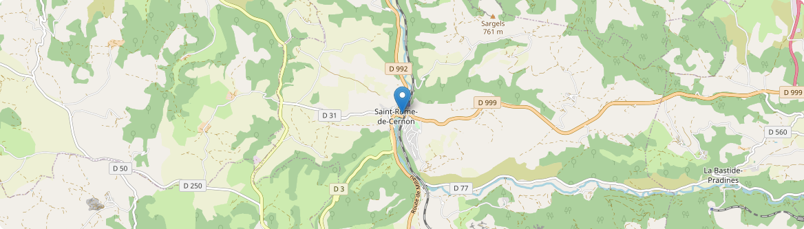 Saint-Rome-de-Cernon - Carte