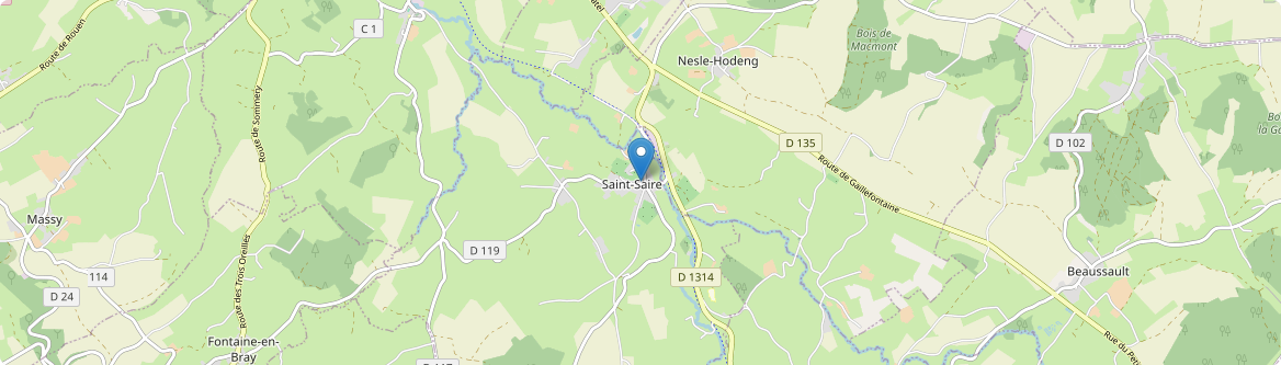 Saint-Saire - Carte