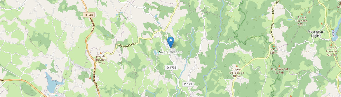 Saint-Salvadour - Carte