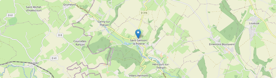 Saint-Samson-la-Poterie - Carte
