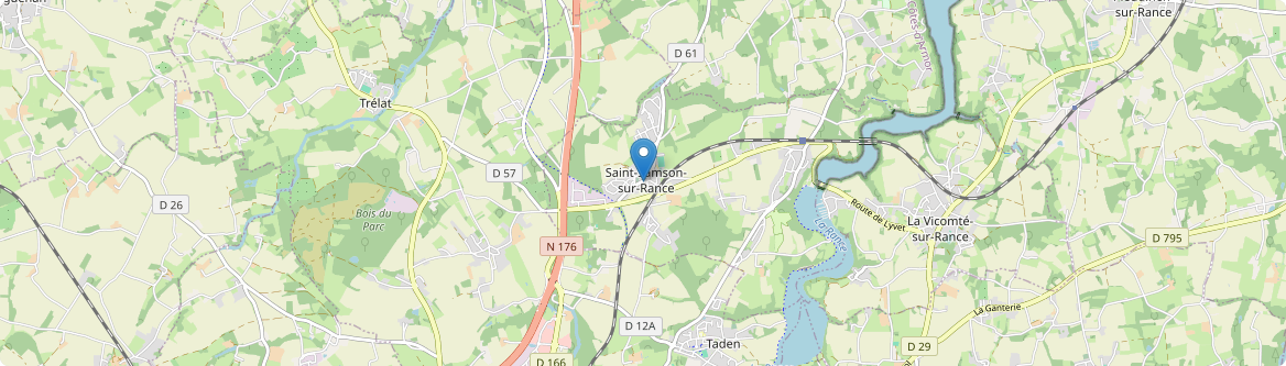 Saint-Samson-sur-Rance - Carte